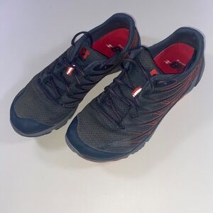 Merrell Bare Access 4 Mens 9.5 Navy Spice Orange Trail Running Shoes J305181